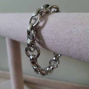 Silver Chain Link NWOT Stretch Bracelet